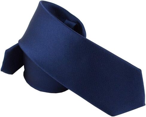 KINGSQUARE 100% Microfiber Woven Solid Color Men's 3" Wide Neck Tie in Saudi Arabia