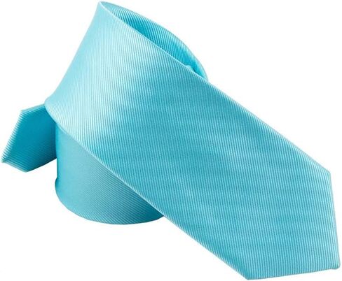 KINGSQUARE 100% Microfiber Woven Solid Color Men's 3" Wide Neck Tie in Saudi Arabia