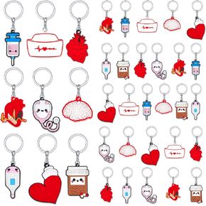 Henoyso 72 Pack Nurse Keychains Bulk Nursing Accessories for Work 2024 CNA Week Gifts Nursing Supplies for Women Medical Assistant Nurse Party Favors Supplies CNA Appreciation Gifts(Classic Style) in Kuwait