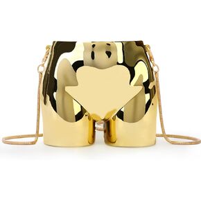 GOKTOW Y2k Silver Purse Mini Evening Bag for Women Fashion Metallic Handbag Body Satchel Shoulder Bag Crossbody Purse in Kuwait
