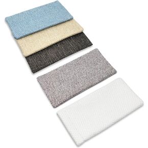 DIYOMR Set of 5 Canvas Eyeglass Bags, Squeeze Top Eyeglass Cases Burlap Weaving Unadorned Style in Kuwait