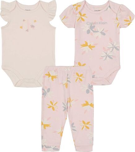 Calvin Klein Baby Girls 3 Pieces Pant Set in Kuwait