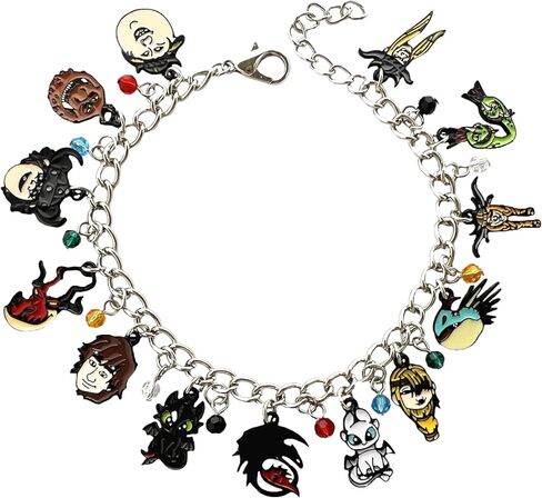 سوار معدني بدلاية نايت فيوري من هاو تران يو دراجون للاولاد والبنات والنساء، زنك، 0 in Kuwait