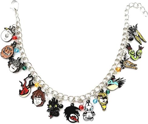 سوار معدني بدلاية نايت فيوري من هاو تران يو دراجون للاولاد والبنات والنساء، زنك، 0 in Kuwait