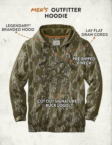 Legendary Whitetails Men's Camo Outfitter Hoodie in Kuwait