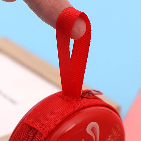 ايسوين 4 قطع من حقائب هدايا السنة الصينية الجديدة، محفظة عملات معدنية حمراء هونغ باو صندوق تخزين متعدد الوظائف للحلوى والشوكولاتة وسماعات الرأس، حقائب تنظيم حفلات الربيع وديكور معلق in Kuwait