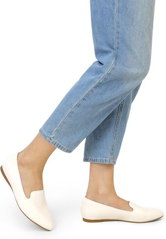 أحذية DREAM PAIRS بمقدمة مدببة للنساء كاجوال، أحذية رسمية بكعب منخفض مريحة، سهلة الارتداء في العمل، أحذية لوفر للنساء in Kuwait