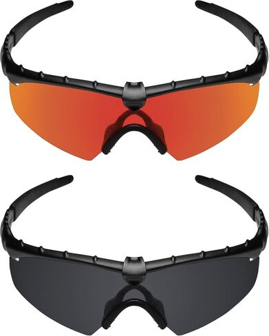عدسات كلفانية بديلة لنظارات Oakley M Frame 2.0 Strike الشمسية - شفافة غير مستقطبة in Kuwait