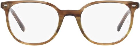 إطارات النظارات الطبية المستديرة Rx5397f Elliot Low Bridge Fit للسيدات من Ray-Ban in Kuwait