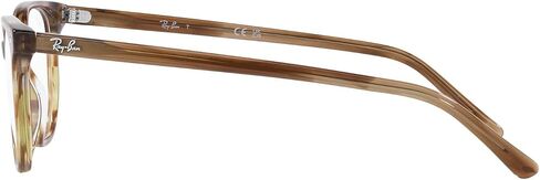 إطارات النظارات الطبية المستديرة Rx5397f Elliot Low Bridge Fit للسيدات من Ray-Ban in Kuwait