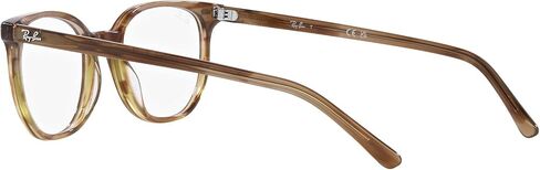 إطارات النظارات الطبية المستديرة Rx5397f Elliot Low Bridge Fit للسيدات من Ray-Ban in Kuwait