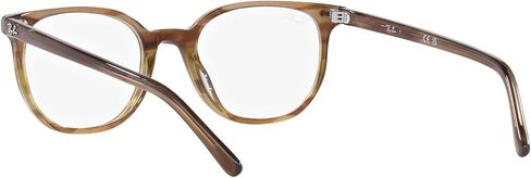 إطارات النظارات الطبية المستديرة Rx5397f Elliot Low Bridge Fit للسيدات من Ray-Ban in Kuwait