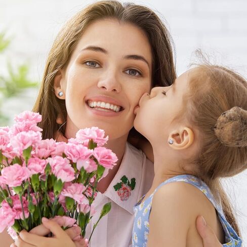 ريوسو 14 زوجًا من الأقراط المصنوعة من الستيل الجراحي للنساء والرجال لا تسبب الحساسية، اقراط حلقية مسطحة الظهر للاذن الحساسة، مجموعة اقراط مسمار للغضروف الخلفي المسطح in Kuwait