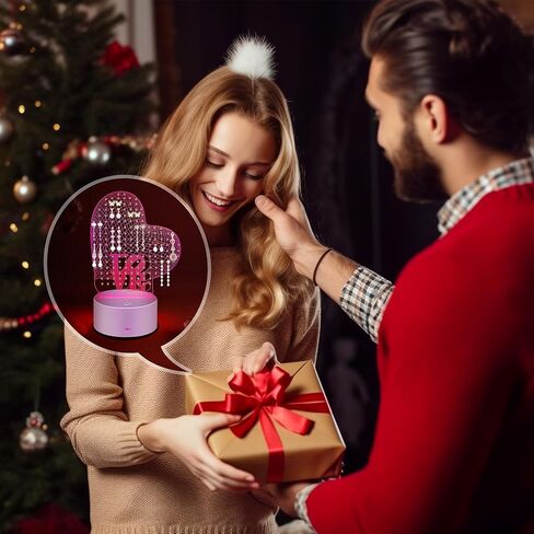 Wehhbtye LED Earring Organizer - 180 Holes Acrylic Earring Holder Stand - 7 Colors Light Earring Rack Clear Earring Storage Board with Base USB for Christmas Girls Women Gifts in Kuwait