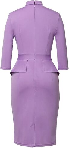 BLESSUME Catholic Church Women Clergy Tab Collar Dress Mass Sheath Dress in Saudi Arabia