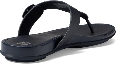 صندل نسائي من FitFlop مصنوع من الجلد بإبزيم مطاطي من Gracie in Kuwait