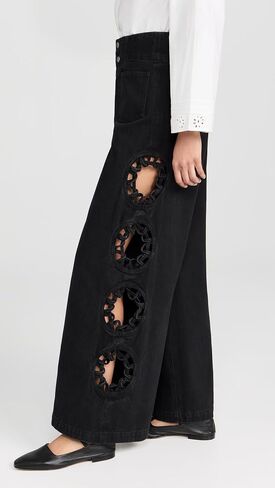 Sea Women's Paloma Denim Cutout Jeans in Saudi Arabia