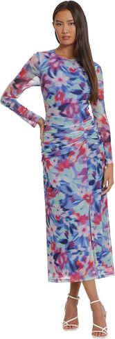 Donna Morgan Women's Easy Body with Ruched Waist Detail Day Event Occasion Night Out Guest of in Saudi Arabia