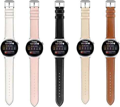 FAGWIG سوار ساعة من الجلد الطبيعي للنساء والرجال، أشرطة زنبركية سريعة الإصدار 20 مم 22 مم، سوار معصم بديل من جلد البقر والعجل، حزام ساعة اليد in Kuwait