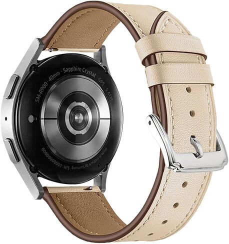 FAGWIG سوار ساعة من الجلد الطبيعي للنساء والرجال، أشرطة زنبركية سريعة الإصدار 20 مم 22 مم، سوار معصم بديل من جلد البقر والعجل، حزام ساعة اليد in Kuwait