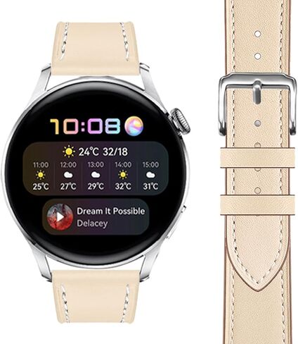 FAGWIG سوار ساعة من الجلد الطبيعي للنساء والرجال، أشرطة زنبركية سريعة الإصدار 20 مم 22 مم، سوار معصم بديل من جلد البقر والعجل، حزام ساعة اليد in Kuwait