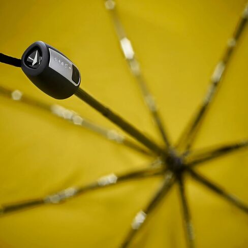 senz° Limited Edition Mini Automatic Windproof Umbrella, 35.8 x 35.8 in - Daylily Yellow in Kuwait