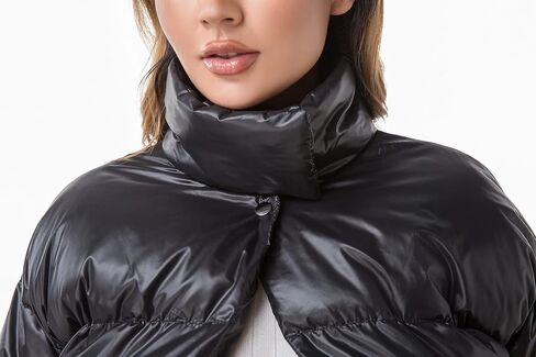 Hujoin Women's Ultra Crop Bolero Jacket Women Winter Cropped Puffer Fashion Coat Padded 2023 Sexy in Saudi Arabia