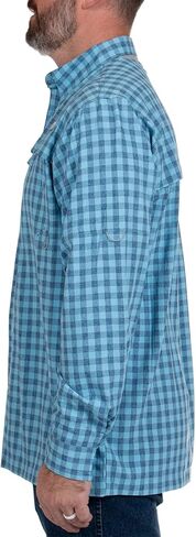 HABIT Mens Belcoast Long Sleeve River Guide Fishing Shirt in Kuwait