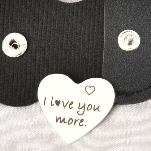 ShiQiao Spl Pocket Hug Token Heart Keychain for Men Women Birthday Christmas Presents Inspiration Long Distance Gifts in Kuwait