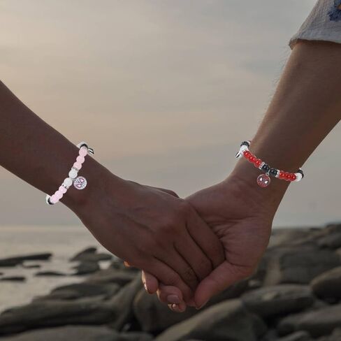 أساور SacXand المتطابقة للأزواج كيتي الصداقة أساور لأفضل الأصدقاء bf وgf هدايا مجوهرات عيد الميلاد للهالوين للنساء والرجال والفتيات in Kuwait