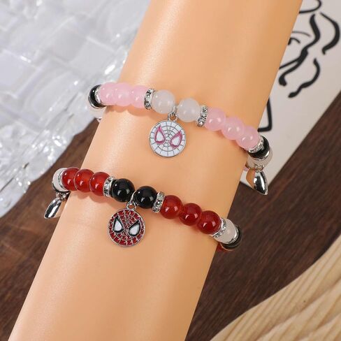 أساور SacXand المتطابقة للأزواج كيتي الصداقة أساور لأفضل الأصدقاء bf وgf هدايا مجوهرات عيد الميلاد للهالوين للنساء والرجال والفتيات in Kuwait