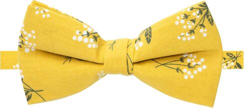 Spring Notion Men's Cotton Floral Printed Bow Tie in Saudi Arabia