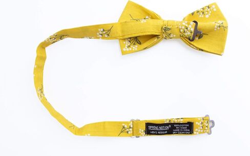 Spring Notion Men's Cotton Floral Printed Bow Tie in Saudi Arabia