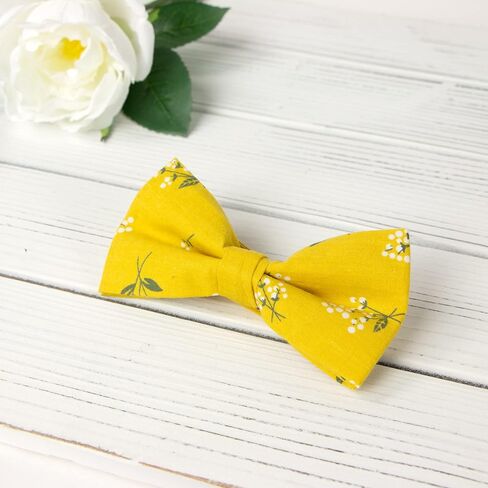 Spring Notion Men's Cotton Floral Printed Bow Tie in Saudi Arabia