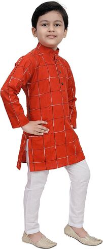 Tathastu Boys Weaved Cotton Kurta Set in Saudi Arabia