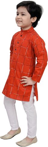 Tathastu Boys Weaved Cotton Kurta Set in Saudi Arabia