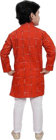 Tathastu Boys Weaved Cotton Kurta Set in Saudi Arabia