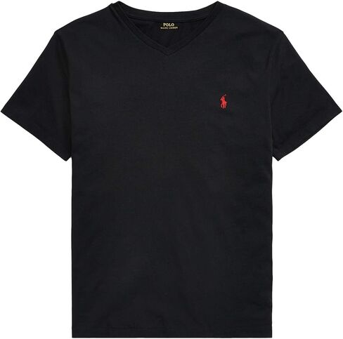 تي شيرت رجالي من POLO RALPH LAUREN برقبة على شكل حرف V كلاسيكي مناسب in Kuwait