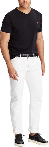 تي شيرت رجالي من POLO RALPH LAUREN برقبة على شكل حرف V كلاسيكي مناسب in Kuwait