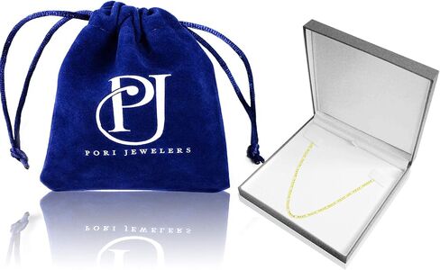 PORI JEWELERS 18 Karat Solid Yellow Gold 2.0mm Figaro Link Chain Necklace - 3+1 Link - Made In Italy- Available in 16"-30" in Saudi Arabia