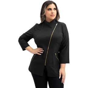 Top Scrubs for Women, Aestheticians Uniform for Spa, Black Esthetician top Scrubs for Women 3/4 Sleeves and Bleach Resistant.