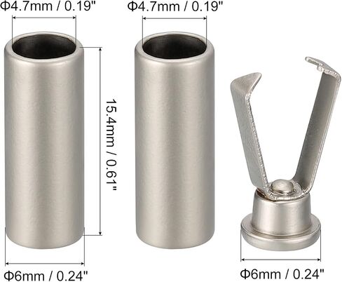 uxcell Shoelace Tips, Alloy Shoe Lace Ends Tips, Cylindrical Tip Replacement for Shoestring in Saudi Arabia