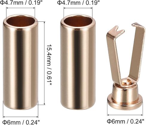 uxcell Shoelace Tips, Alloy Shoe Lace Ends Tips, Cylindrical Tip Replacement for Shoestring in Saudi Arabia