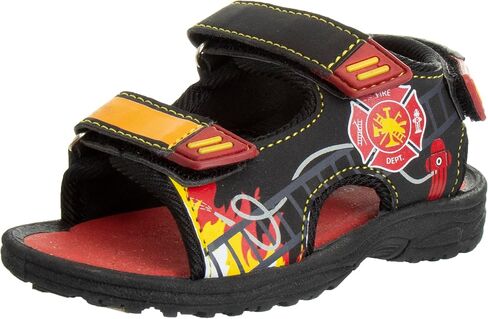 Rugged Bear Kids Boys Girls Open-Toe Outdoor Sport Water Sandals - beach pool slide adjustable strap shoes athletic summer (Toddler/Little Kid/Big Kid) in Saudi Arabia
