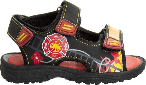 Rugged Bear Kids Boys Girls Open-Toe Outdoor Sport Water Sandals - beach pool slide adjustable strap shoes athletic summer (Toddler/Little Kid/Big Kid) in Saudi Arabia