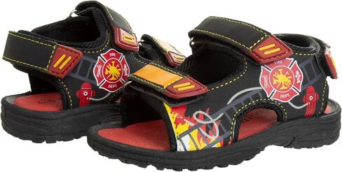 Rugged Bear Kids Boys Girls Open-Toe Outdoor Sport Water Sandals - beach pool slide adjustable strap shoes athletic summer (Toddler/Little Kid/Big Kid) in Saudi Arabia
