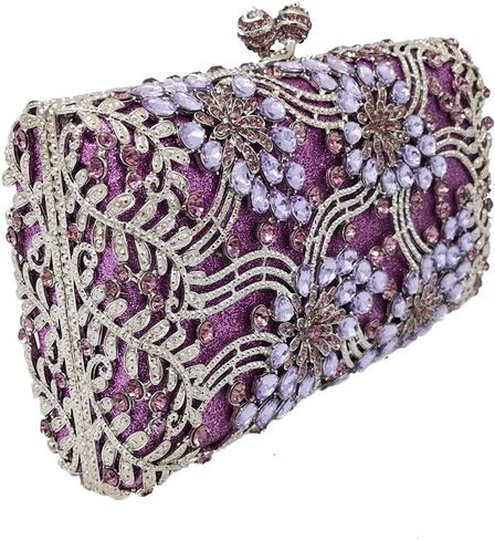 حقائب سهرة نسائية من Boutique De FGG مصنوعة من الكريستال وحقيبة يد لحفلات الزفاف ومحفظة وحفلات الزفاف وحفلات العشاء in Saudi Arabia