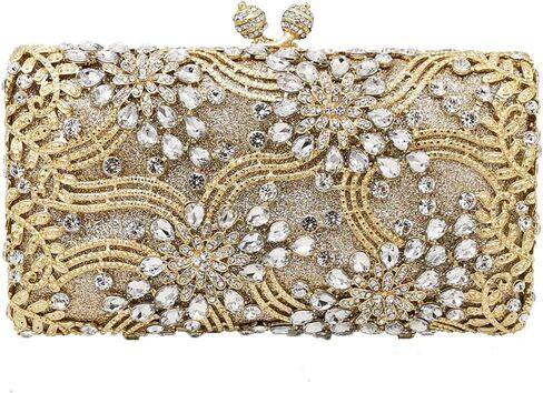 حقائب سهرة نسائية من Boutique De FGG مصنوعة من الكريستال وحقيبة يد لحفلات الزفاف ومحفظة وحفلات الزفاف وحفلات العشاء in Saudi Arabia