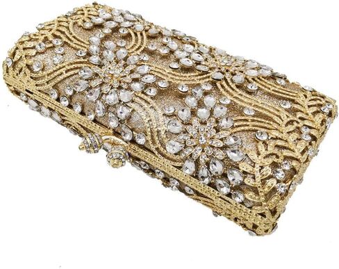 حقائب سهرة نسائية من Boutique De FGG مصنوعة من الكريستال وحقيبة يد لحفلات الزفاف ومحفظة وحفلات الزفاف وحفلات العشاء in Saudi Arabia