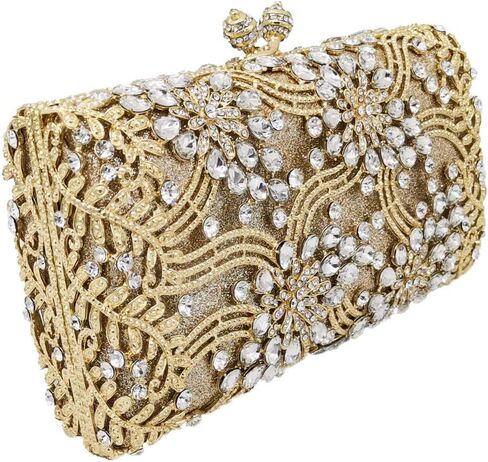 حقائب سهرة نسائية من Boutique De FGG مصنوعة من الكريستال وحقيبة يد لحفلات الزفاف ومحفظة وحفلات الزفاف وحفلات العشاء in Saudi Arabia